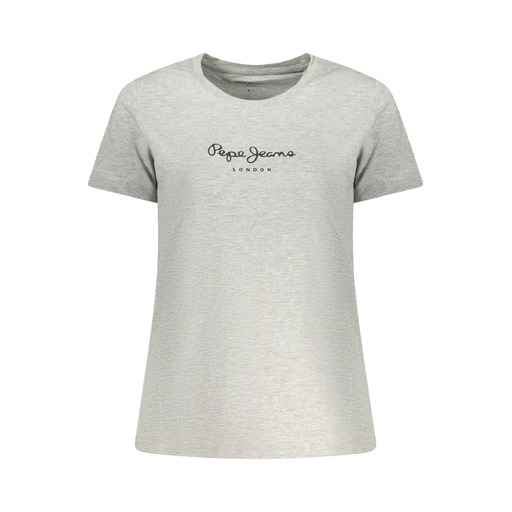 PEPE JEANS T-SHIRT MANICHE CORTE DONNA GRIGIO