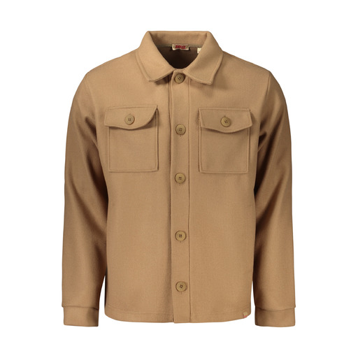 RIFLE CAMICIA MANICHE LUNGHE UOMO MARRONE