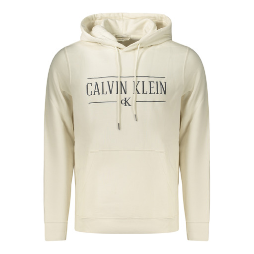 CALVIN KLEIN FELPA SENZA ZIP UOMO BIANCO