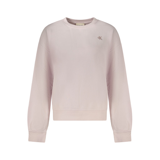 CALVIN KLEIN FELPA SENZA ZIP DONNA ROSA