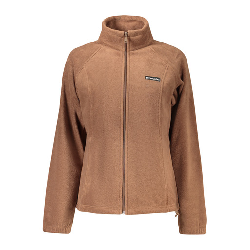 COLUMBIA FELPA CON ZIP DONNA MARRONE
