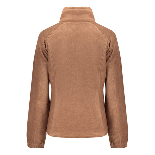 COLUMBIA FELPA CON ZIP DONNA MARRONE