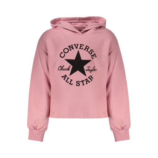 CONVERSE FELPA SENZA ZIP BAMBINA ROSA