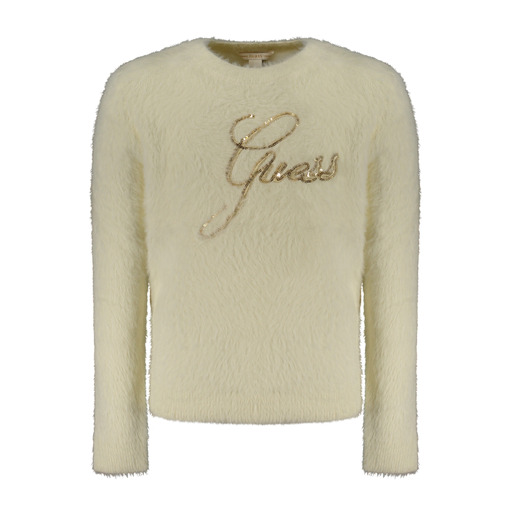 GUESS JEANS MAGLIA BAMBINA BIANCO