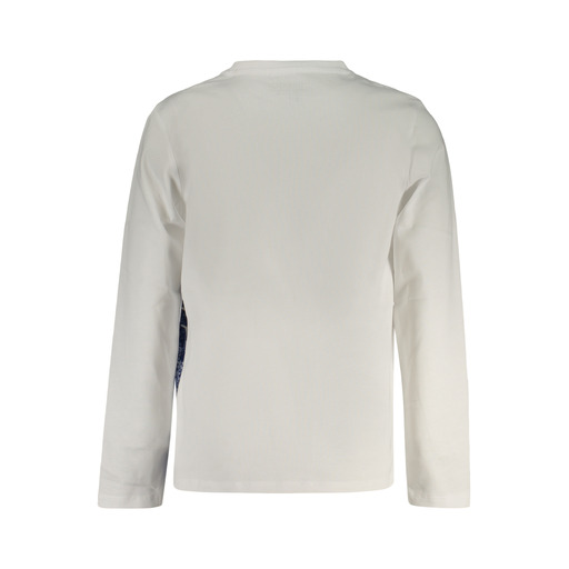 GUESS JEANS T-SHIRT MANICHE LUNGHE BAMBINO BIANCO