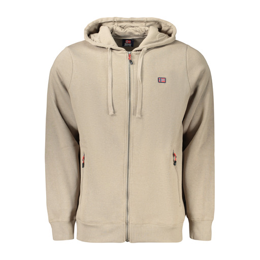 NORWAY 1963 FELPA CON ZIP UOMO MARRONE