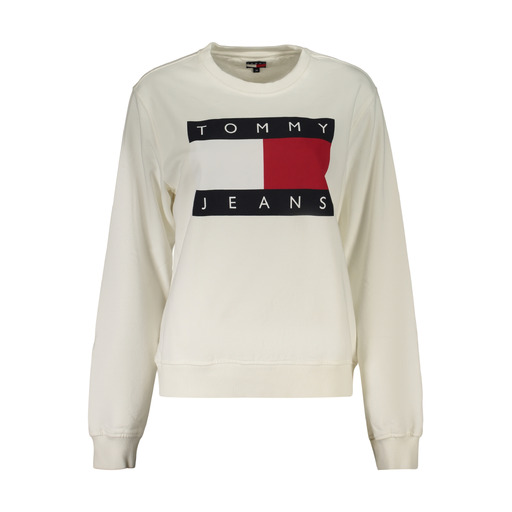 TOMMY HILFIGER FELPA SENZA ZIP DONNA BIANCO