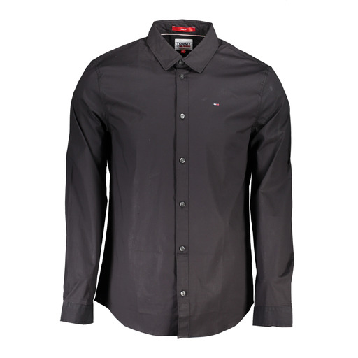 TOMMY HILFIGER CAMICIA MANICHE LUNGHE UOMO NERO
