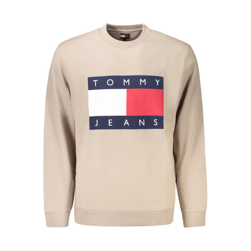 TOMMY HILFIGER FELPA SENZA ZIP UOMO BEIGE