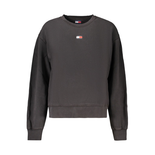 TOMMY HILFIGER FELPA SENZA ZIP DONNA NERO