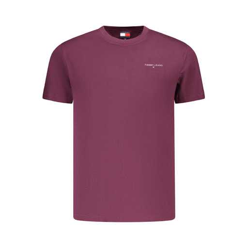 TOMMY HILFIGER T-SHIRT MANICHE CORTE UOMO VIOLA