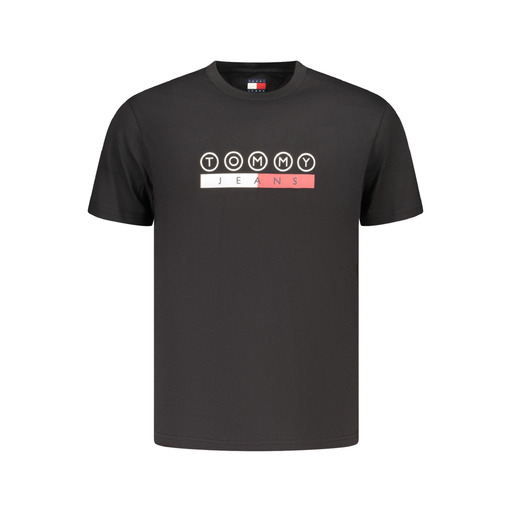 TOMMY HILFIGER T-SHIRT MANICHE CORTE UOMO NERO