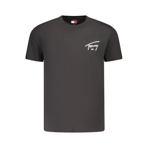 TOMMY HILFIGER T-SHIRT MANICHE CORTE UOMO NERO