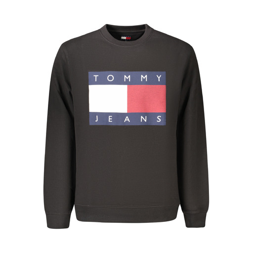 TOMMY HILFIGER FELPA SENZA ZIP UOMO NERO
