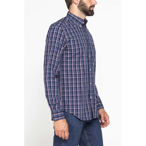 YARN-DYED FANTASY SHIRT WITH BUTTON-DOWN COLLAR