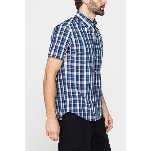 SHORT SLEEVED COTTON SHIRT WITH PATTERN