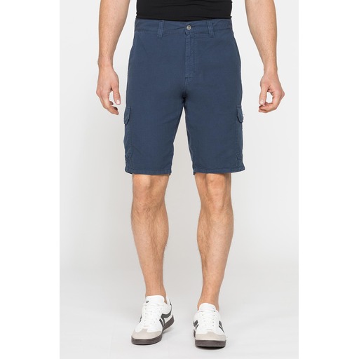 BERMUDA SHORTS WITH POCKETS IN LIGHT COTTON RIPSTOP