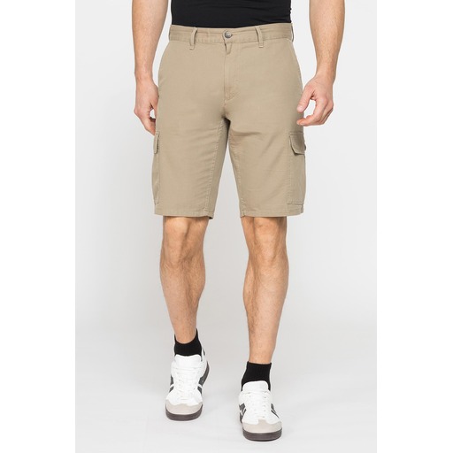 CARGO BERMUDA SHORTS IN LIGHTWEIGHT GABARDINE WITH BIG POCKETS