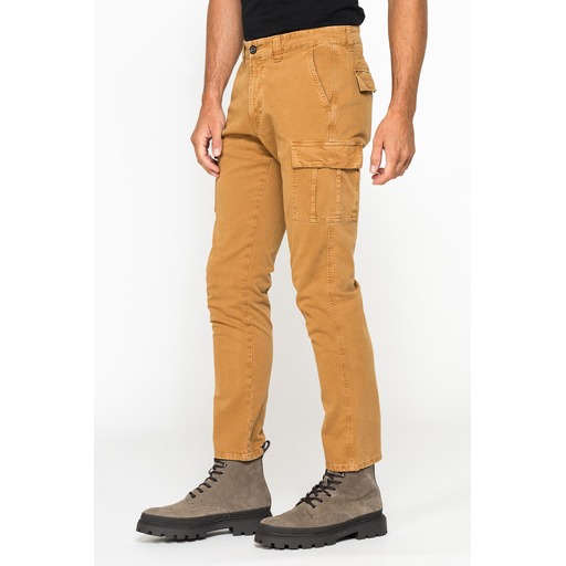 CARGO MOD. 619 SLIM FIT IN HEAVY STRETCH GABARDINE