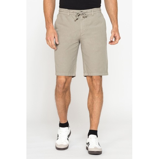 LIGHTWEIGHT RIPSTOP BERMUDA SHORTS WITH ELASTIC AND DRAWSTRING