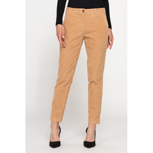 CHINOS VELVET STRETCH TROUSERS