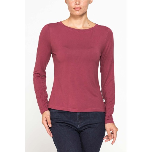 LONG SLEEVES T-SHIRT IN MIX MODAL