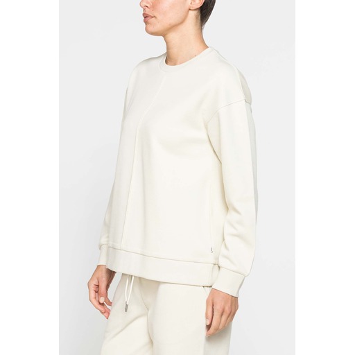 PIQUÉ SWEATSHIRT WITH CREW NECK