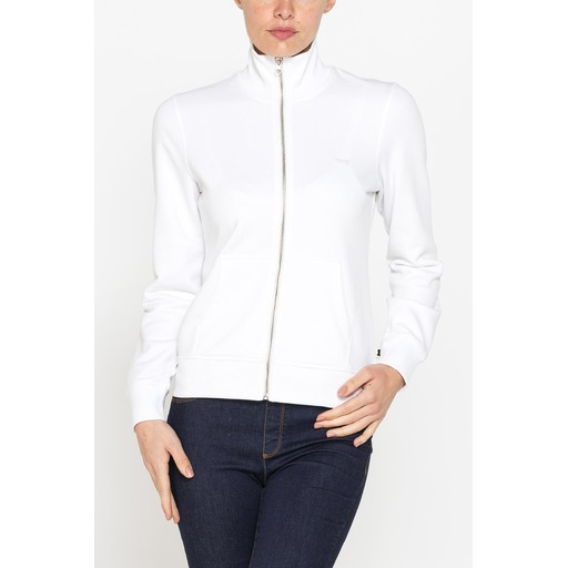 FULL ZIP SWEATSHIRT WITH HIGH NECK