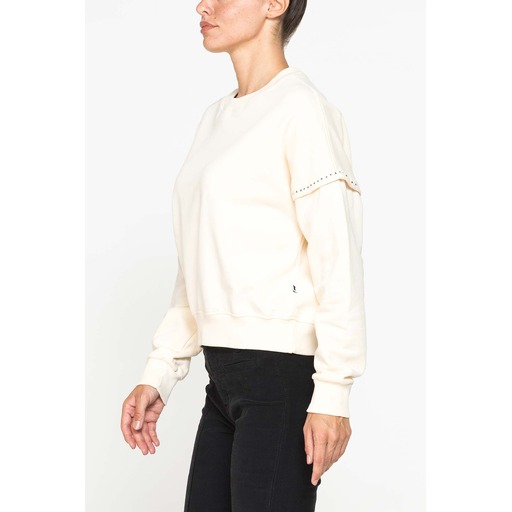 OVERSIZE CREWNECK SWEAT IN  COTON