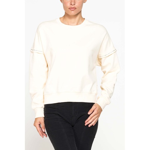OVERSIZE CREWNECK SWEAT IN  COTON
