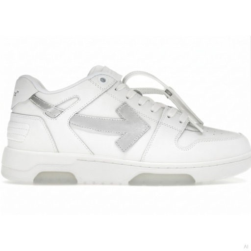 Off-White Out Of Office White Silver Sneakers
