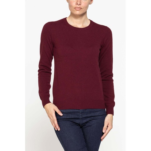 BASIC CREWNECK KNIT IN MIX WOOL YARN