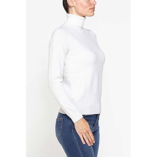 TURTLENECK IN MIX WOOL YARN