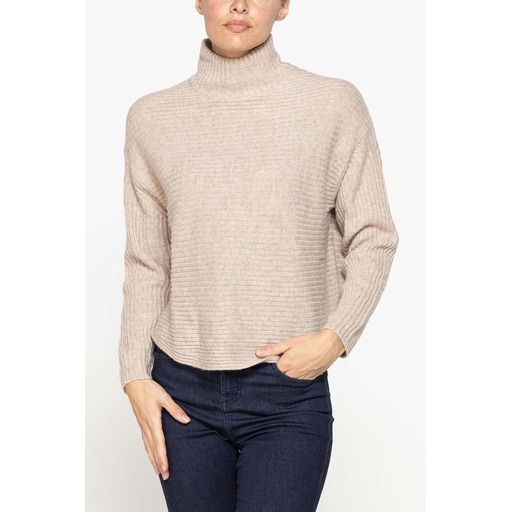 CREW NECK WOOL BLEND SWEATER