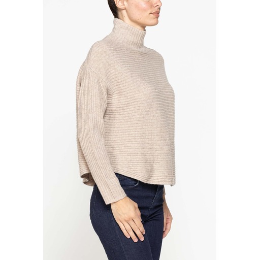 CREW NECK WOOL BLEND SWEATER