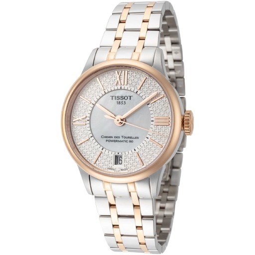 Hodinky TISSOT model Chemin des Tourelles Powermatic 80 Helvetic Pride Lady T0992072211801