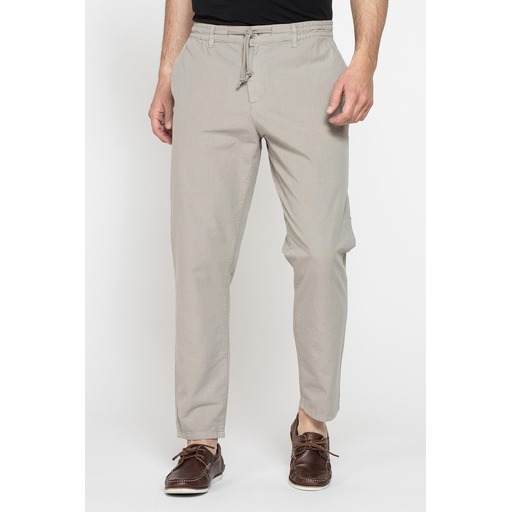 RIPSTOP CHINO PANTS WITH DRAWSTRING WAIST