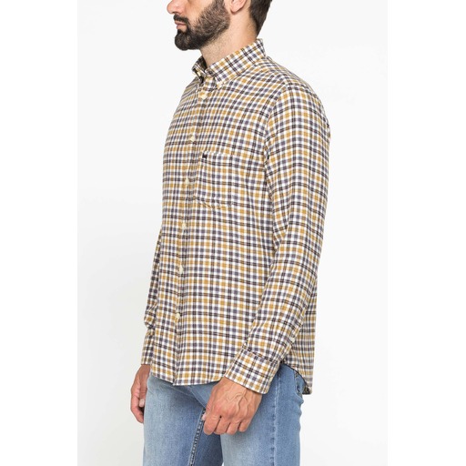 YARN-DYED FANTASY SHIRT IN LIGHTWEIGHT FLANNEL