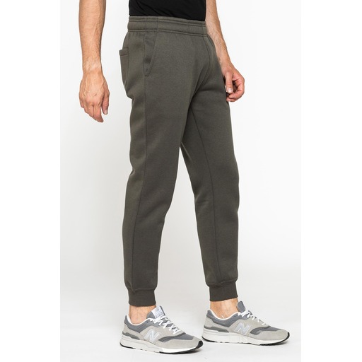 HEAVY FLEECE TROUSERS WITH ELASTIC WAIST
