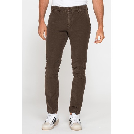 CHINO TROUSERS MOD. 617 SLIM FIT IN STRETCH MOLESKIN