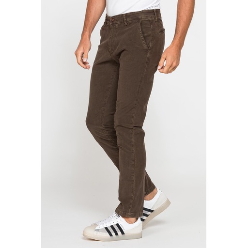 CHINO TROUSERS MOD. 617 SLIM FIT IN STRETCH MOLESKIN