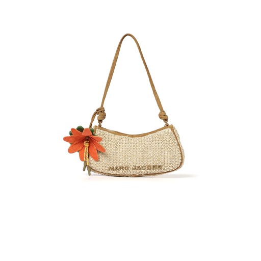 Summer Woven Charm Shoulder Bag