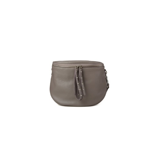 Giulia Monti Shoulder Bag Grey Brown