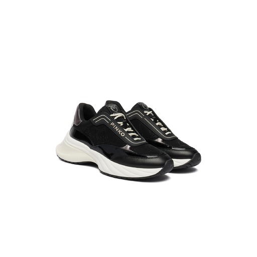 Ariel 19 - Sneaker Calf Leather/Patent/Monogram Net