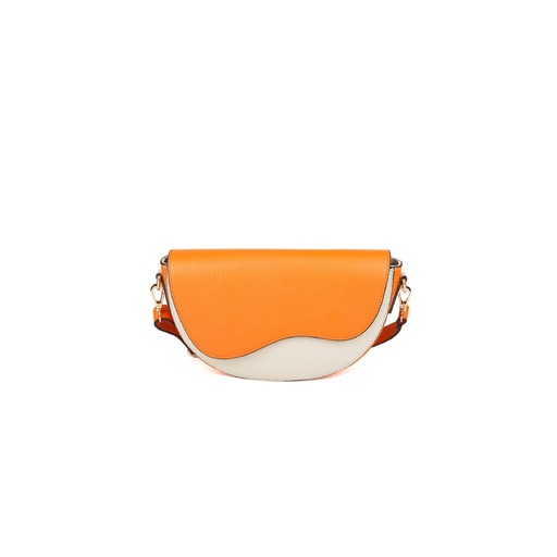 Giulia Monti Shoulder Bag Orange_Light Beige