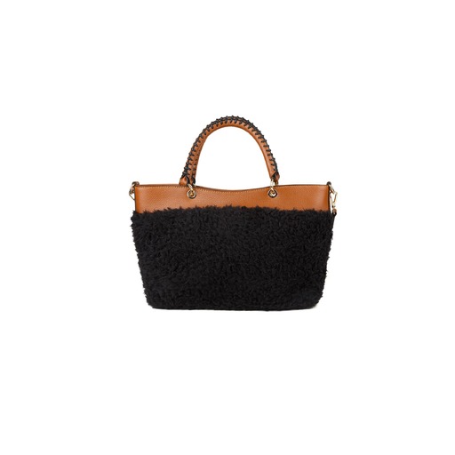 Giulia Monti Tote Bag T.Nero+Cuoio