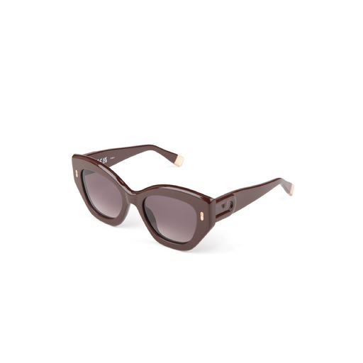 Furla Sunglasses Glossy Full Brown
