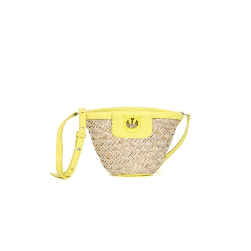 Love Summer Bucket Rafia + Vitello Seta
