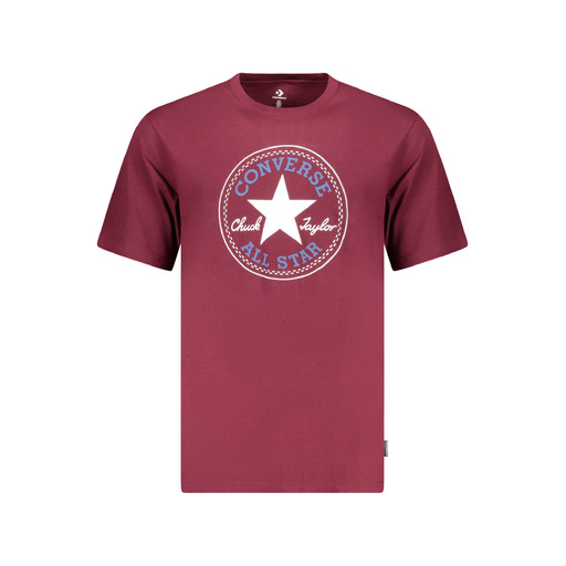 CONVERSE T-SHIRT MANICHE CORTE UOMO ROSSO