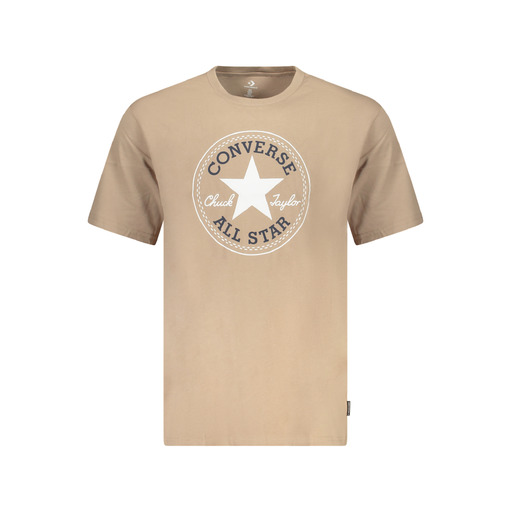 CONVERSE T-SHIRT MANICHE CORTE UOMO BEIGE